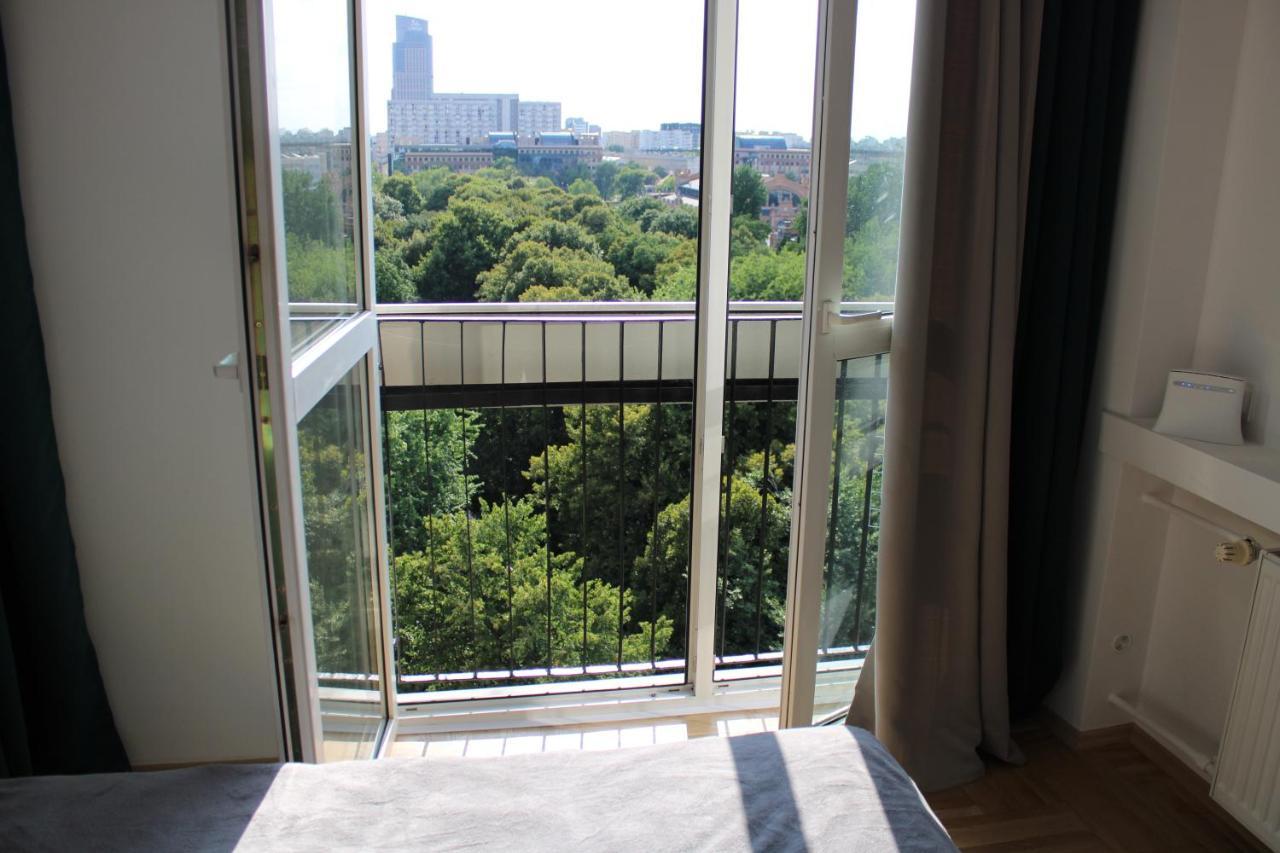 Strict Center Warsaw Comfortable Apartment, 10Th-Floor With Beautiful View On The Park And Skyscrapers, Free Wifi, Self Check-In/Out Exterior photo